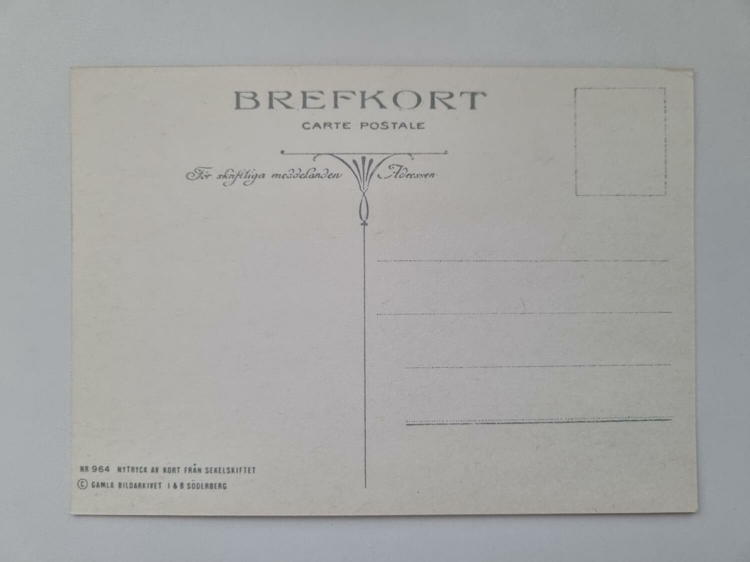 Vykort - Brefkort Nr 964