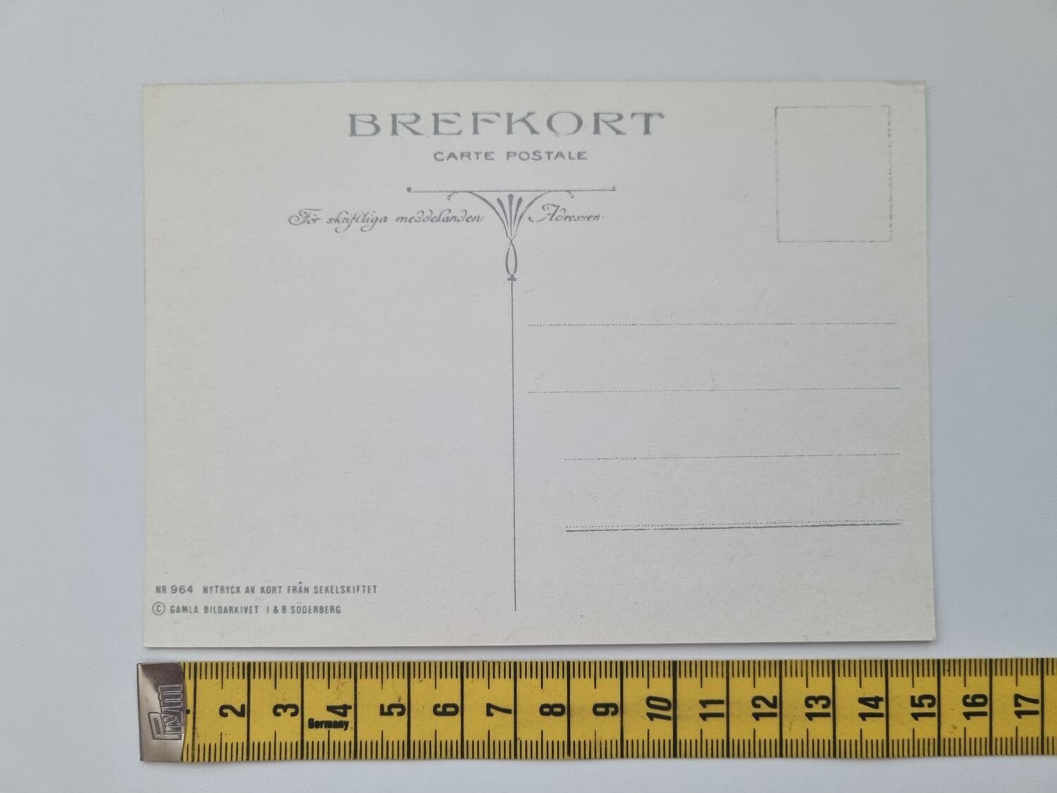 Vykort - Brefkort Nr 964