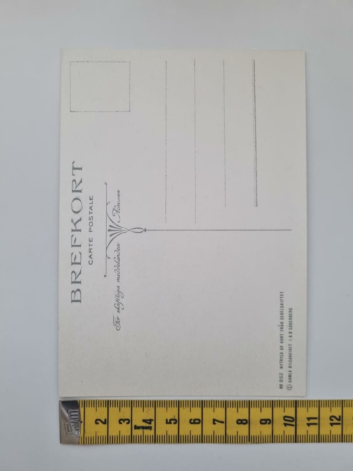 Vykort - Brefkort Nr 952