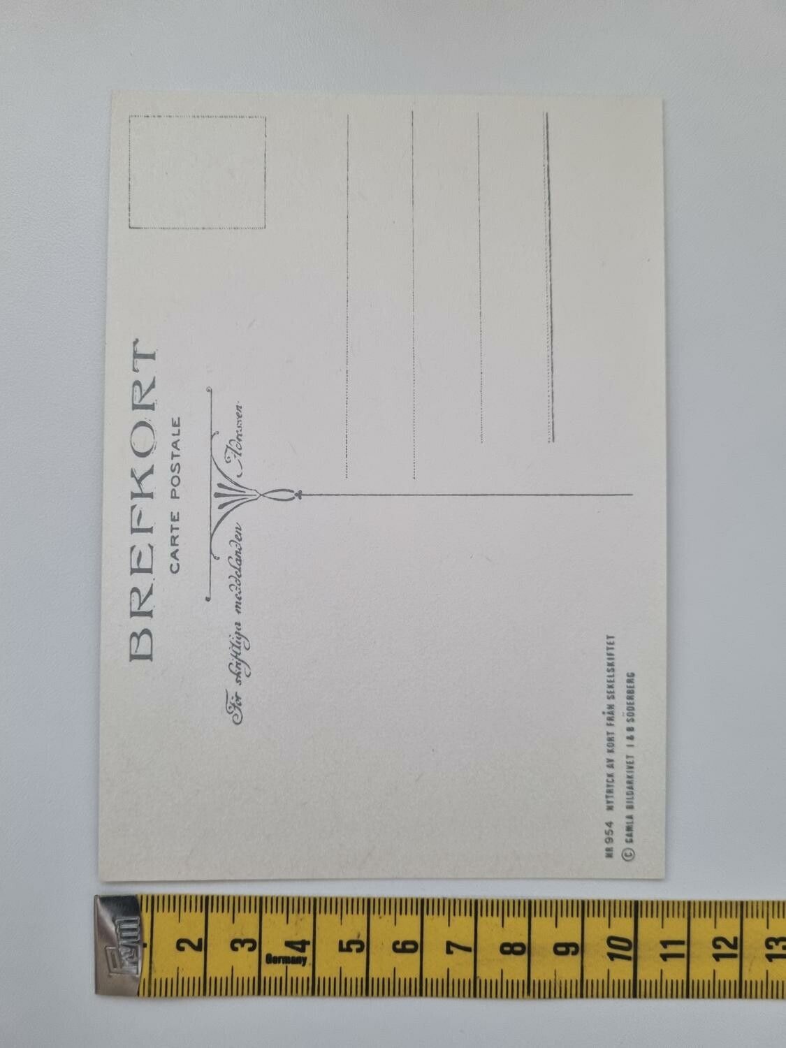 Vykort - Brefkort Nr 954