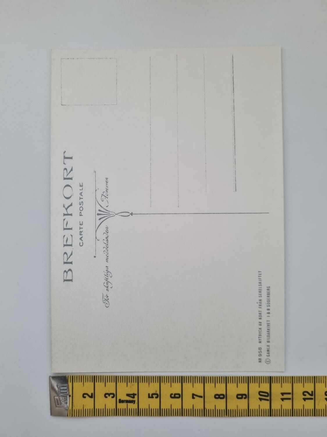 Vykort - Brefkort Nr 958