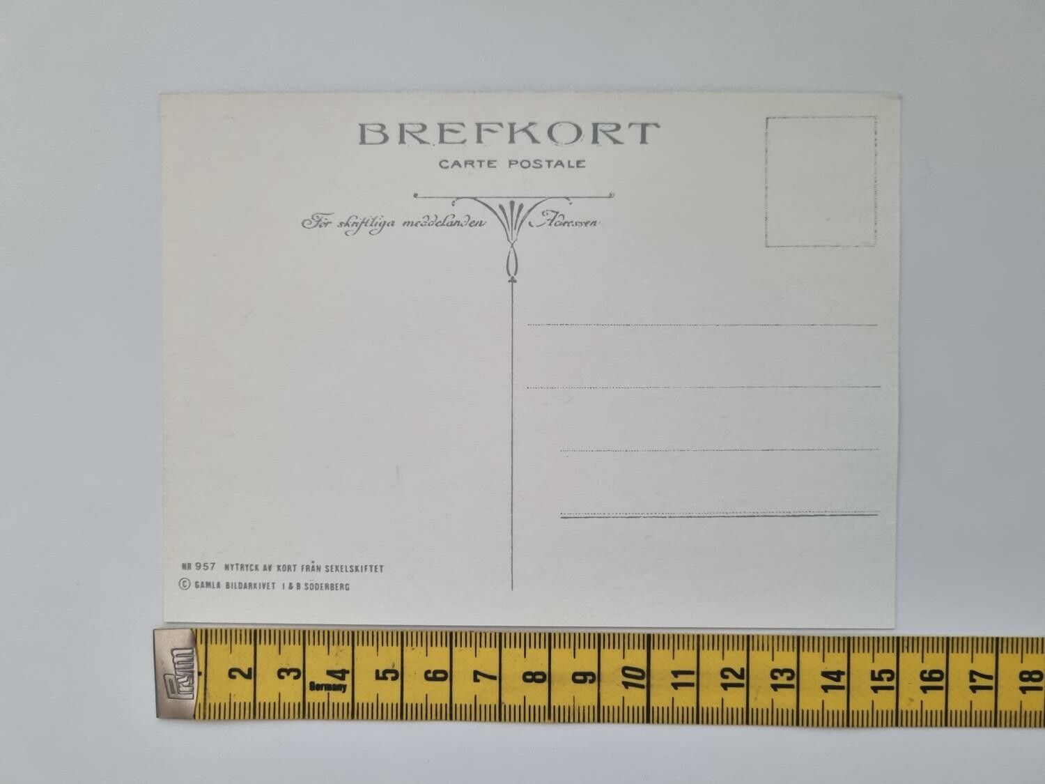 Vykort - Brefkort, Hjärtlig gratulation