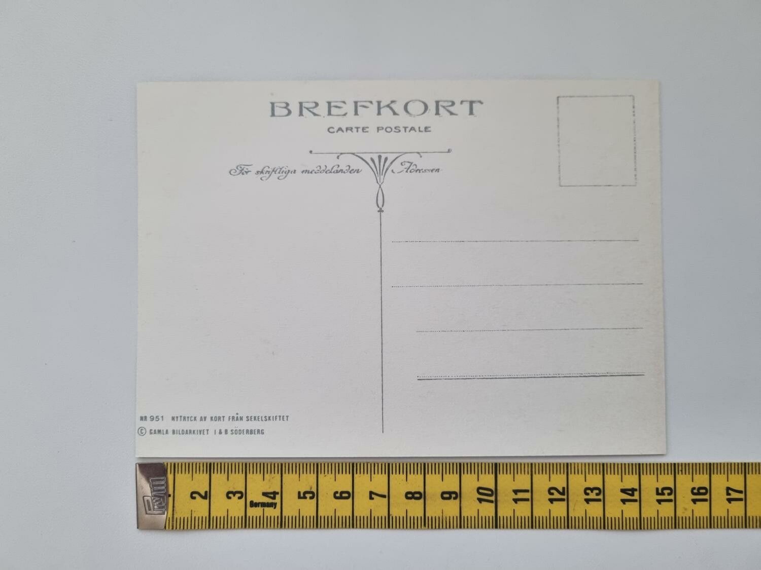 Vykort - Brefkort Nr 951