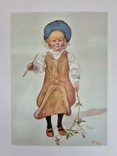 Vykort - Carl Larsson, Pojken med kvisten