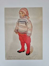 Vykort - Carl Larsson, Matts