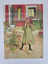 Vykort - Carl Larsson, Krattning