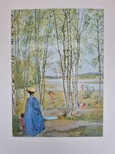 Vykort - Carl Larsson, Idyll