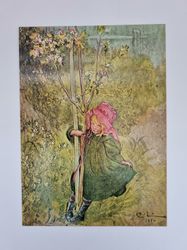 Vykort - Carl Larsson, Äppelblom