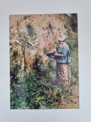 Vykort - Carl Larsson, Den gamla muren