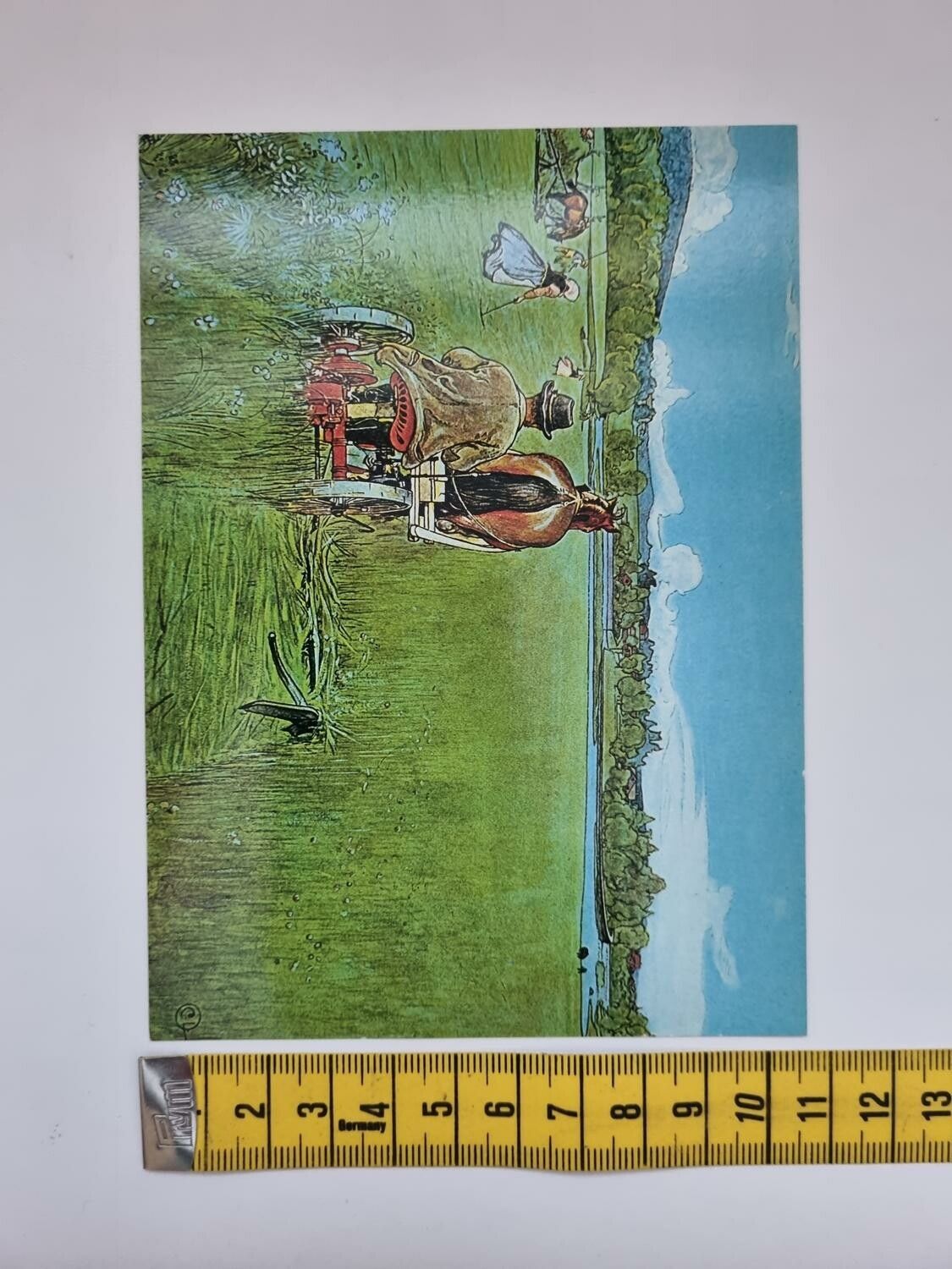 Vykort - Carl Larsson, Slåttern