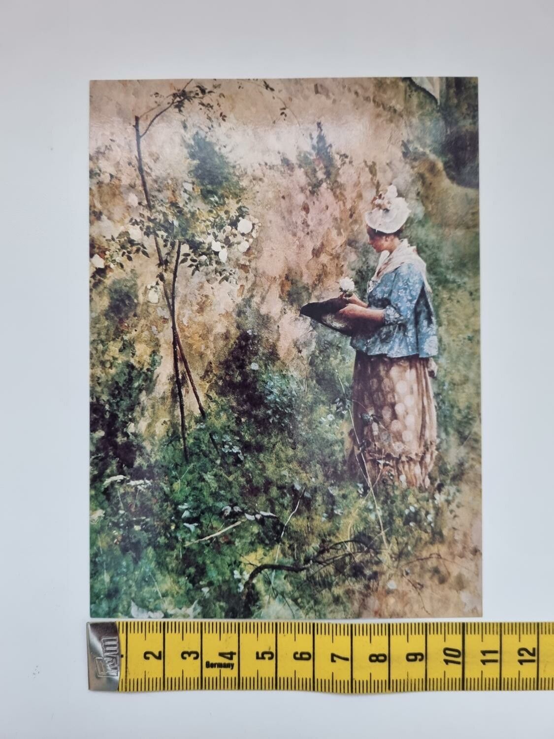 Vykort - Carl Larsson, Den gamla muren