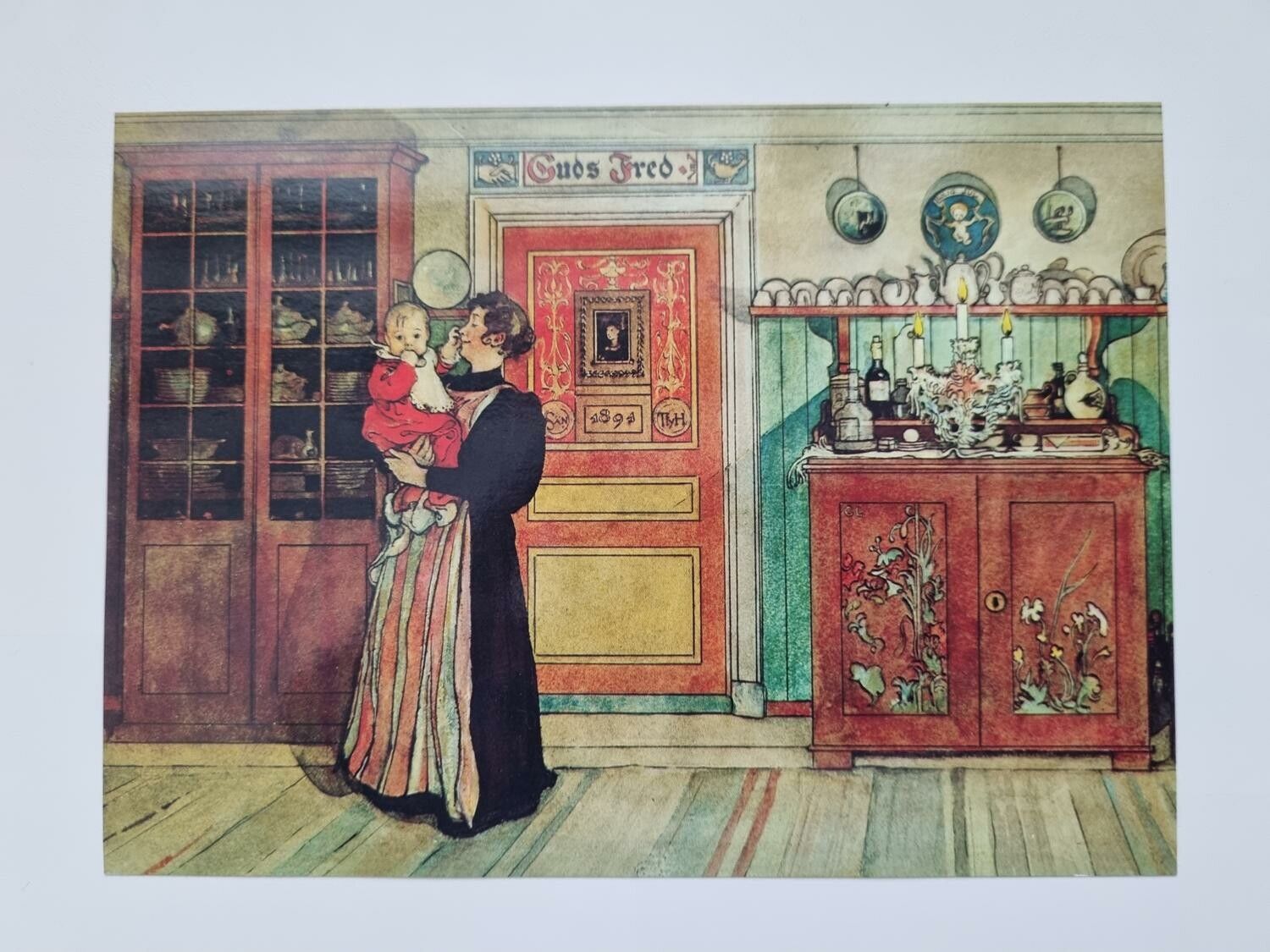 Vykort - Carl Larsson, Mellan jul och nyår