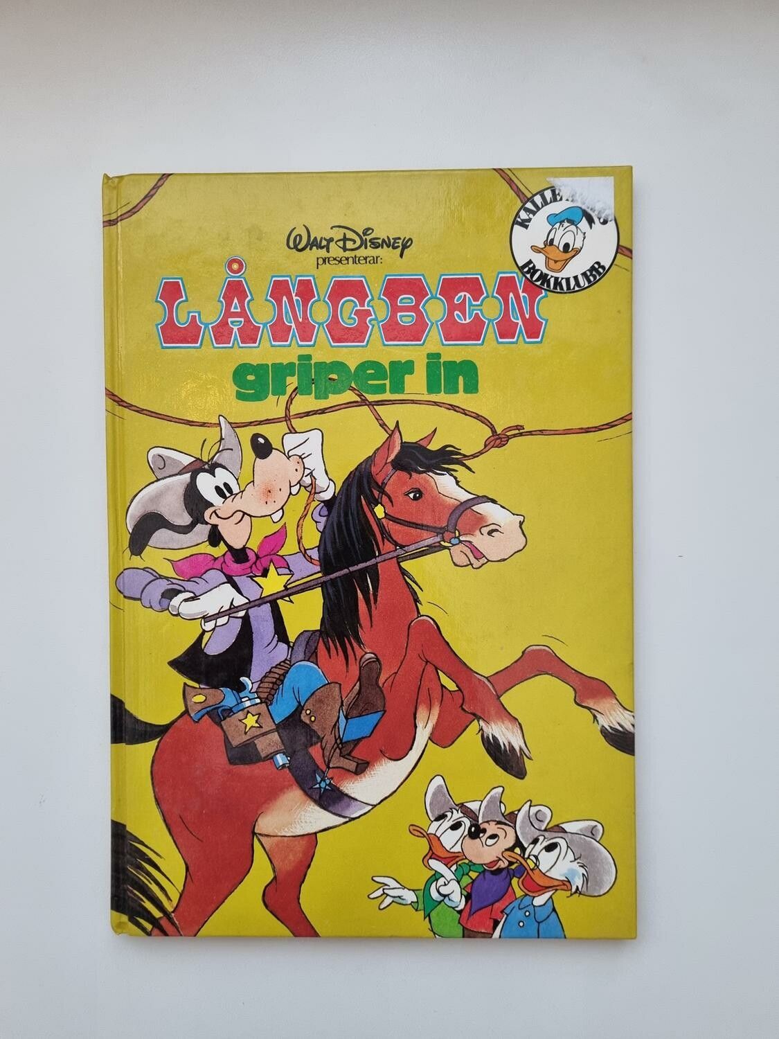 Långben griper in, bok / barnbok