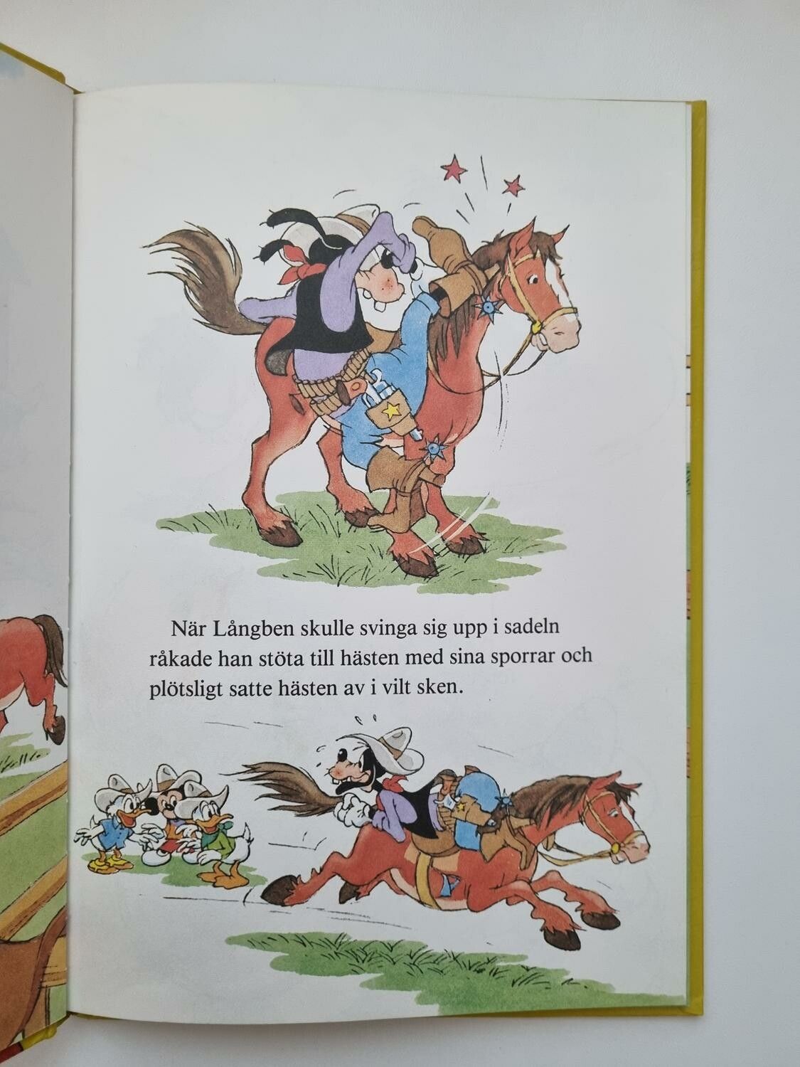 Långben griper in, bok / barnbok