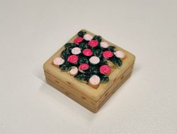 1 st liten blomlåda, miniatyr