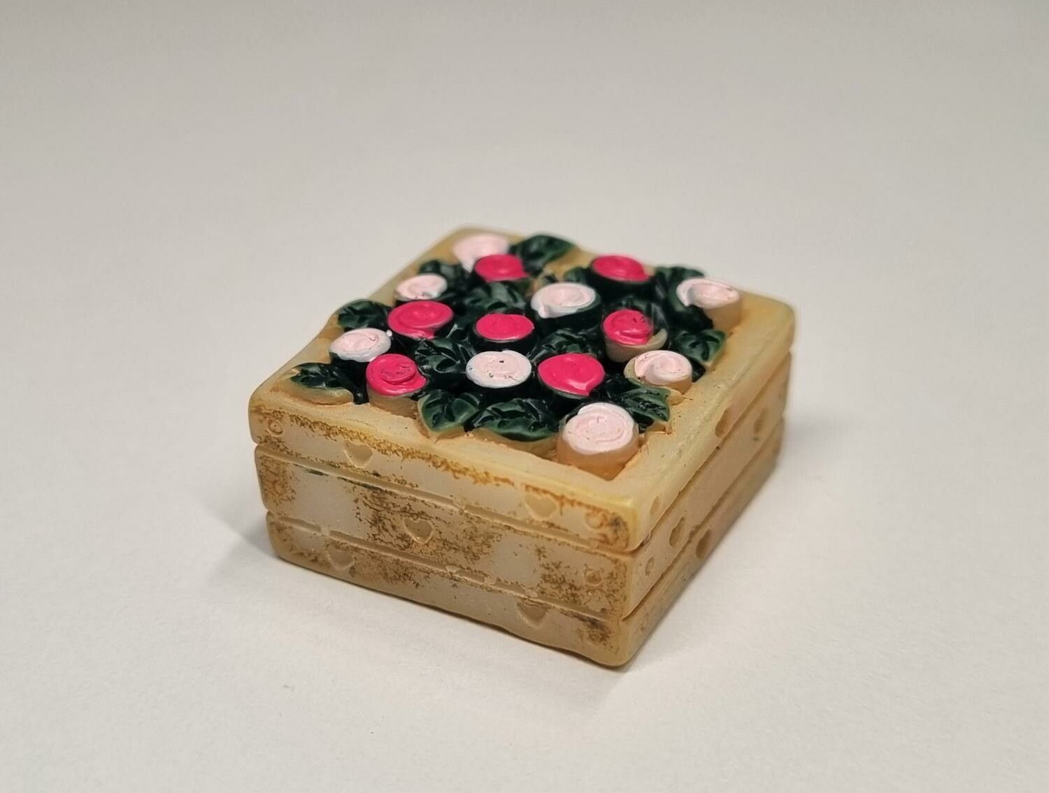 1 st liten blomlåda, miniatyr
