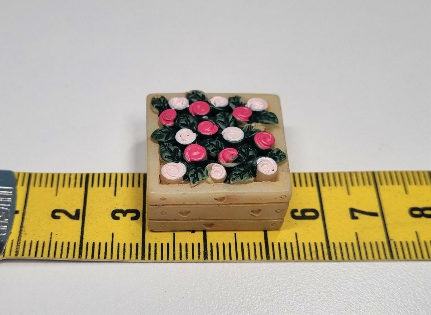 1 st liten blomlåda, miniatyr