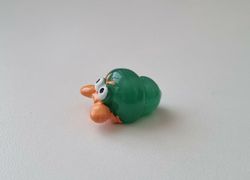 Handmålad liten arg erimitkräfta, miniatyr