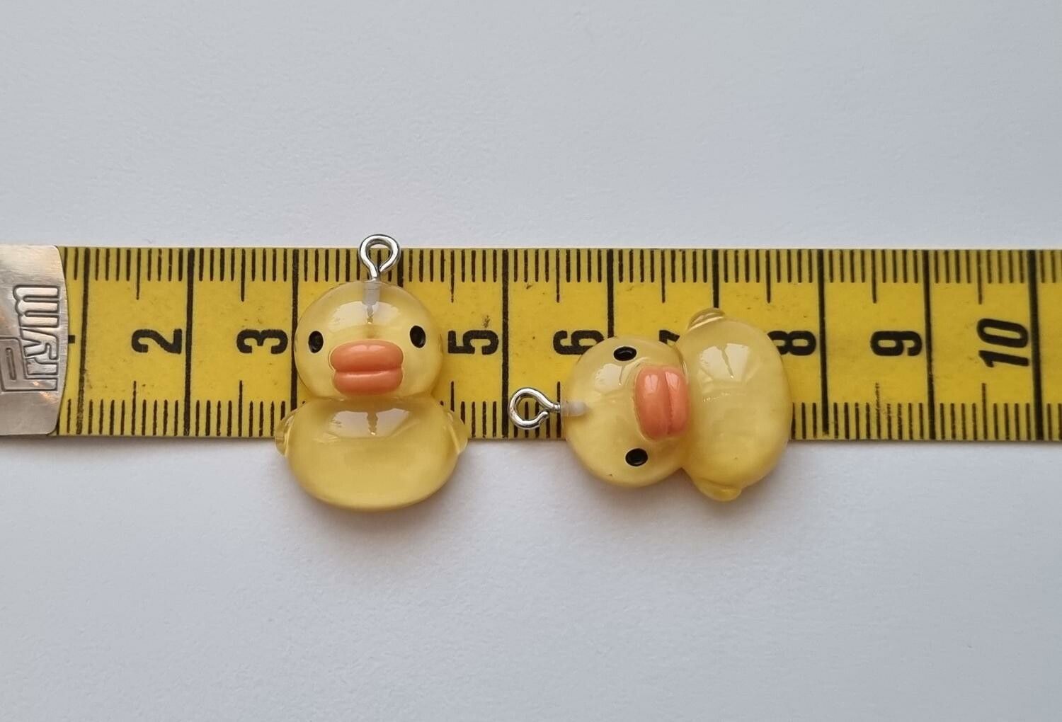 2 st gula ankor / ankberlocker, hängen för smyckestillverkning