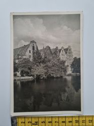 Äldre vykort, stämplat 1945. Adresserat Dresden