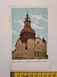 Äldre vykort, Reue Kirche von Eisenberg-Moritzburg