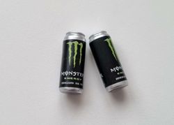 2 st Burkar miniatyr, miniburkar, dockskåp, tittskåp (Monster)
