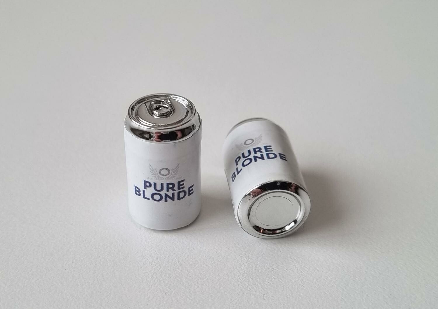 2 st Burkar miniatyr, miniburkar, dockskåp, tittskåp (Pure Blonde)