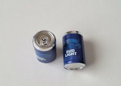 2 st Burkar miniatyr, miniburkar, dockskåp, tittskåp (Bud Light)