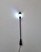 Lampa, gatulampa, miniatyrlampa (LED) För dockhus, tittskåp, tågräls mm