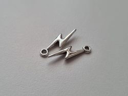 Berlocker Blixtar (2 st silverfärgade)