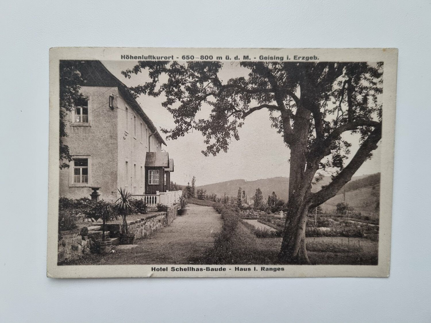 Äldre vykort Hotel Schellhas-Baude Haus I. Ranges