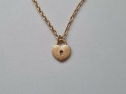 Halsband Hjärta Nyckelhål