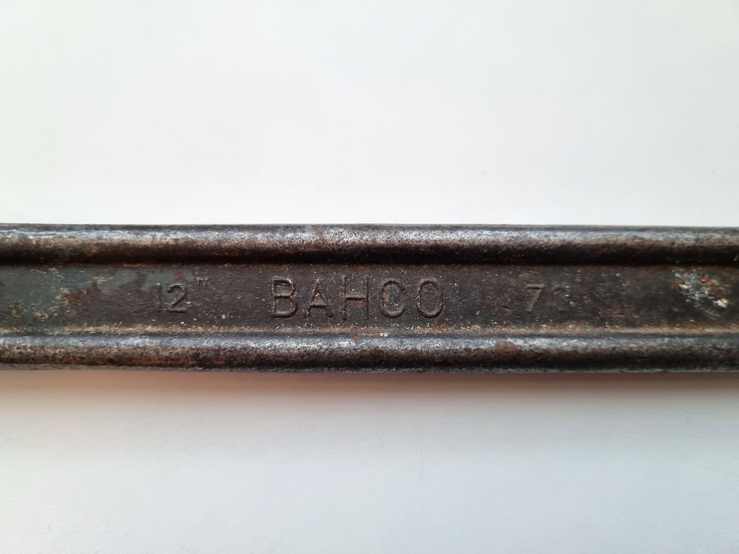 Bahco Skiftnyckel 12" BA HJORTH & CO. STOCKHOLM SVERIGE