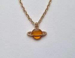 Halsband Orange Planet
