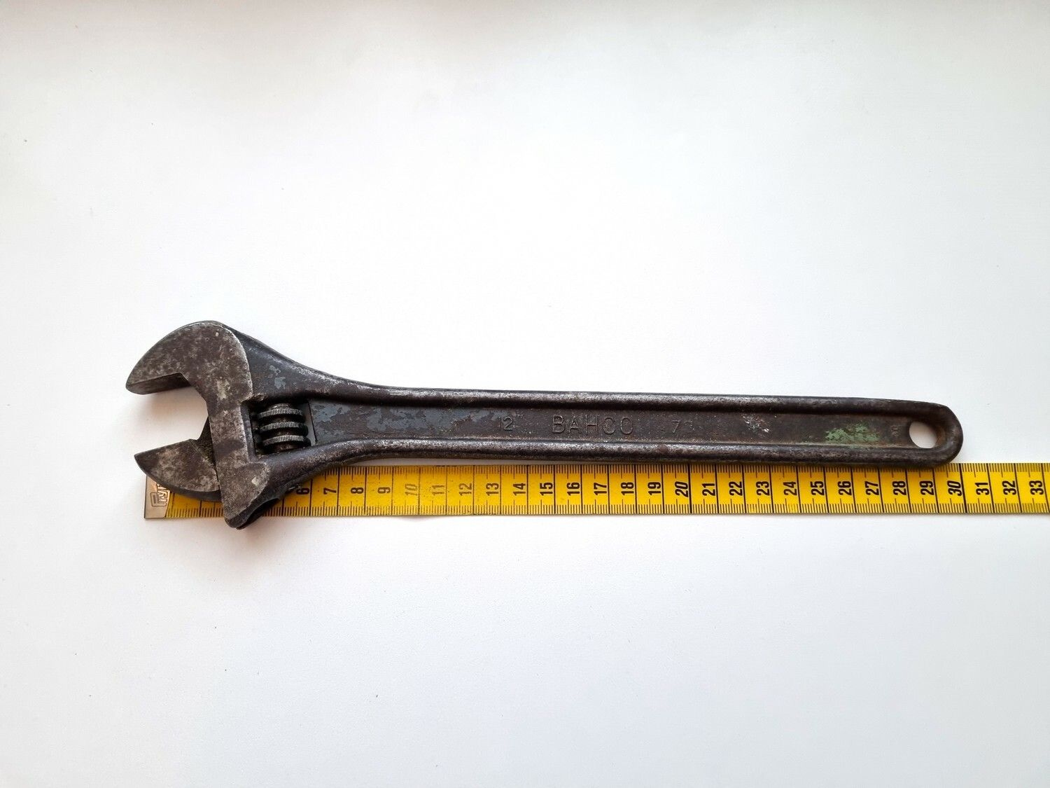 Bahco Skiftnyckel 12" BA HJORTH & CO. STOCKHOLM SVERIGE