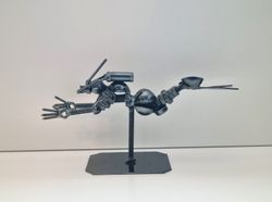 Metallkonst, skulptur. Dykare (324 g)