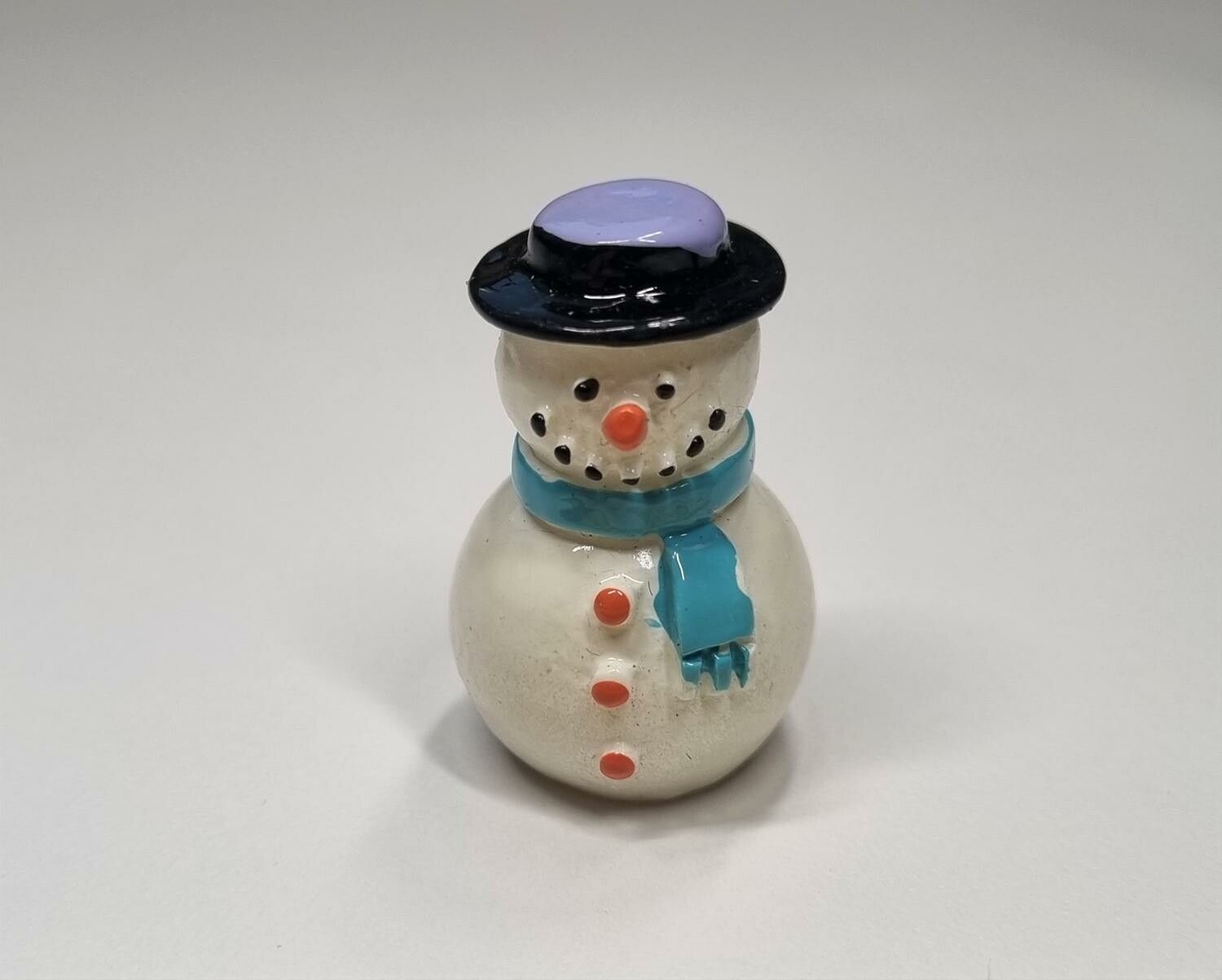 1 st liten snögubbe, miniatyrsnögubbe