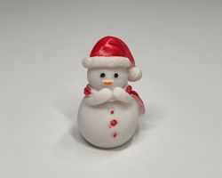 1 st liten snögubbe, miniatyrsnögubbe