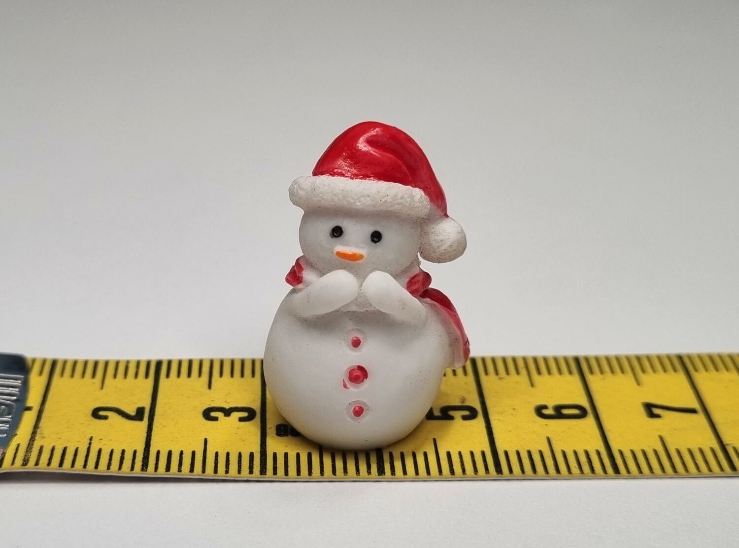 1 st liten snögubbe, miniatyrsnögubbe