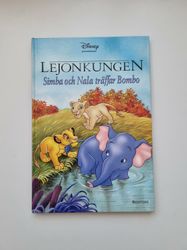 Lejonkungen Simba och Nala träffar Bombo, bok / barnbok