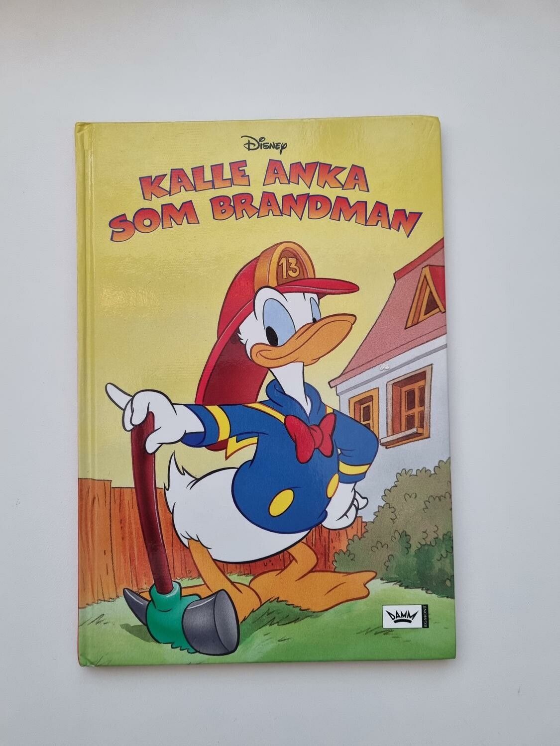 Kalle Anka som brandman, bok / barnbok