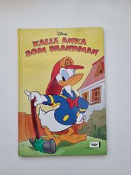 Kalle Anka som brandman, bok / barnbok