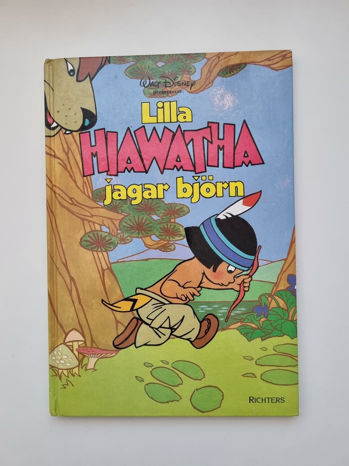 Lilla Hiawatha jagar björn, bok / barnbok