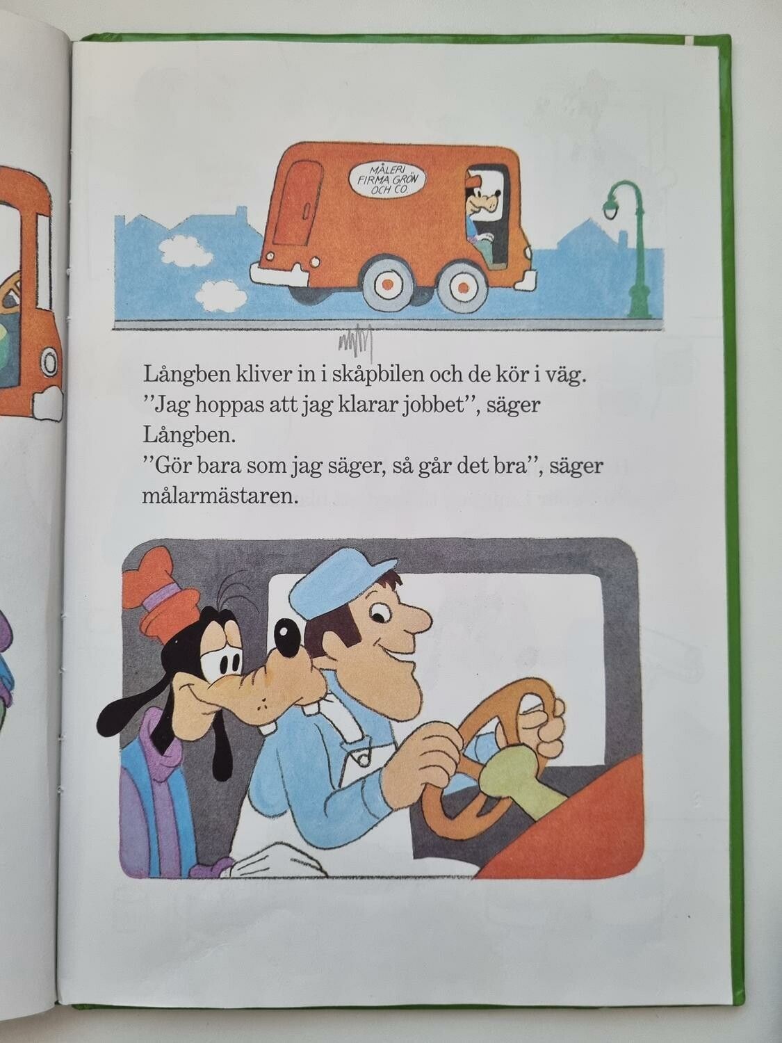 Långben byter jobb, bok / barnbok