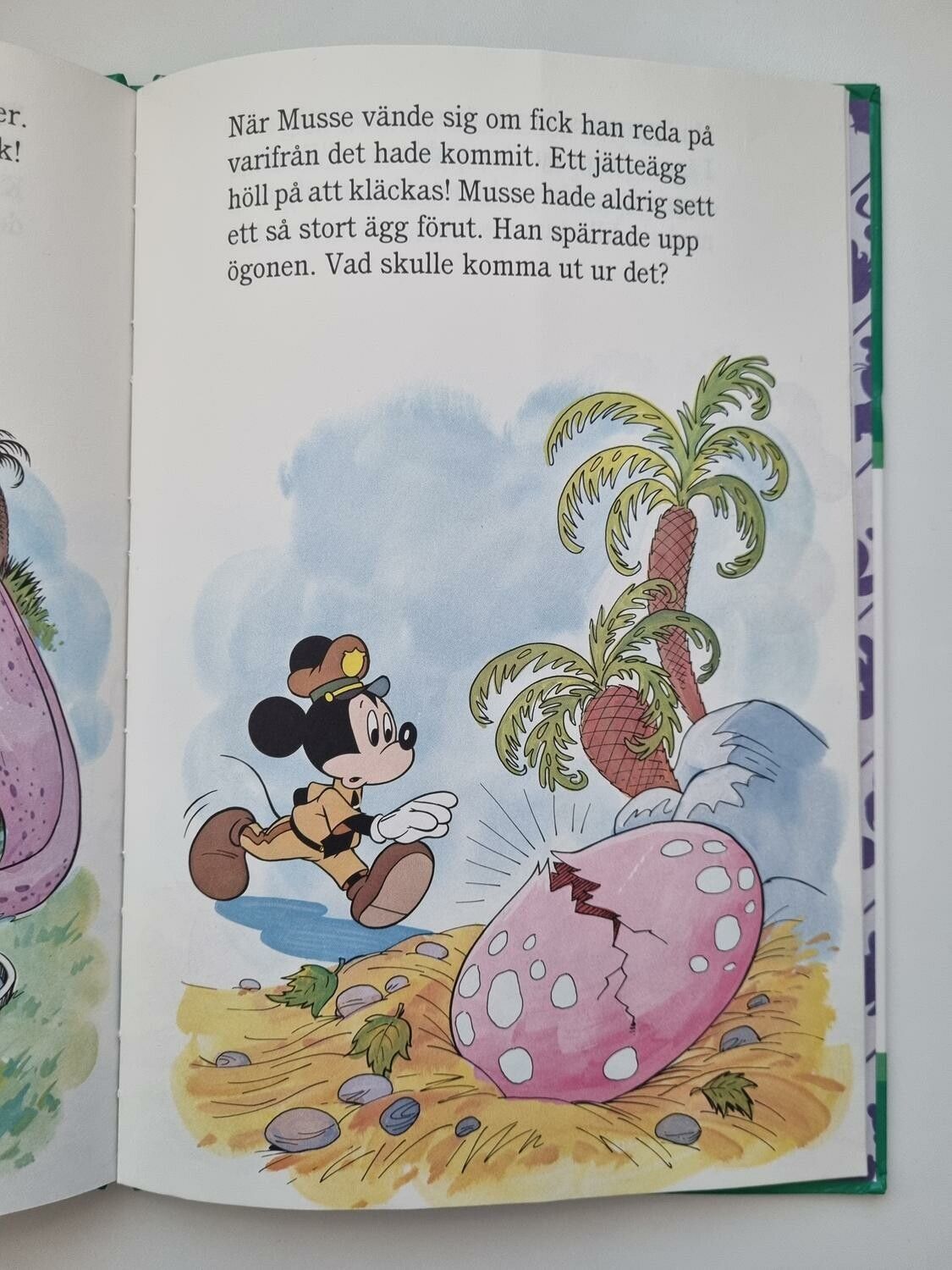 Musse Pigg och dinosaurierna, bok / barnbok
