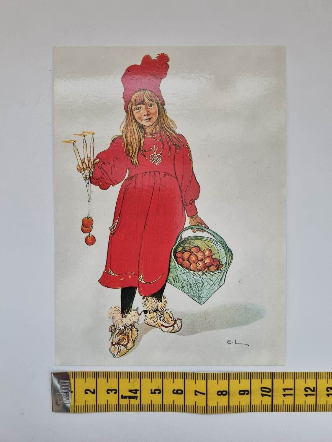 Vykort - Carl Larsson, Iduna