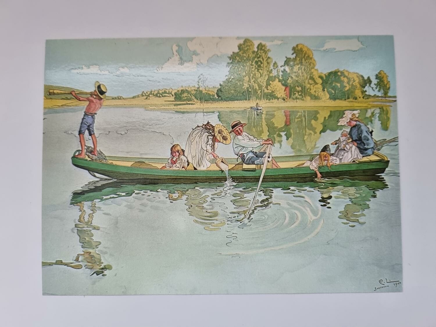 Vykort - Carl Larsson, Vikingatåget
