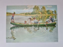 Vykort - Carl Larsson, Vikingatåget