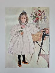 Vykort - Carl Larsson, Gladys