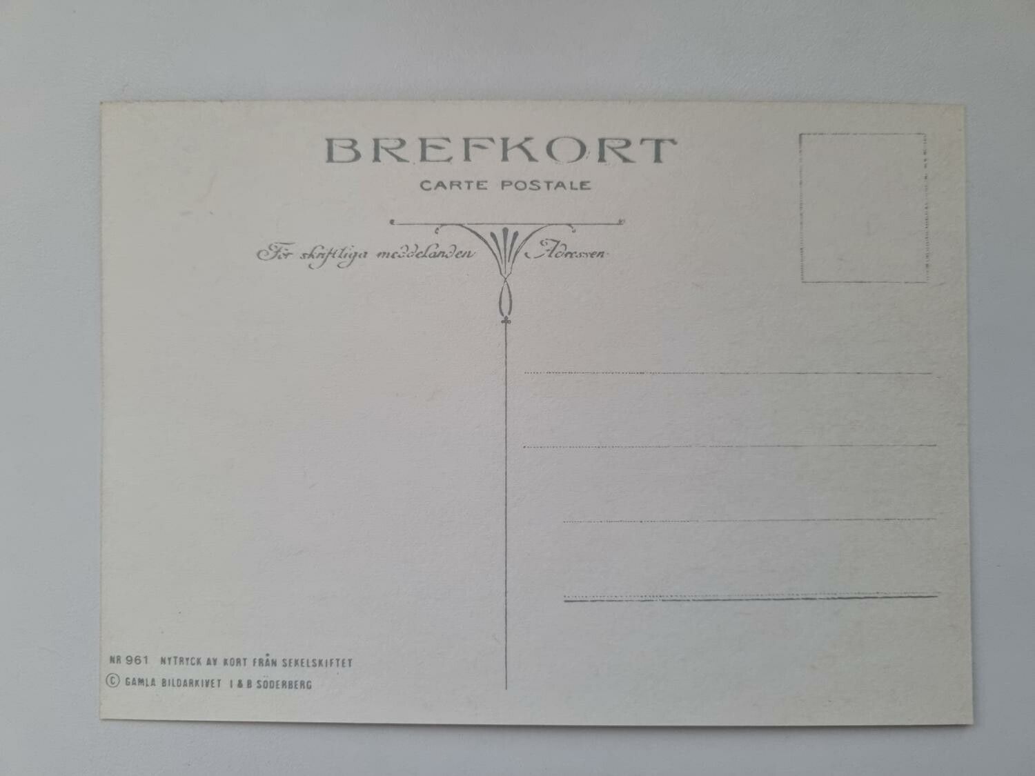Vykort - Brefkort med katter